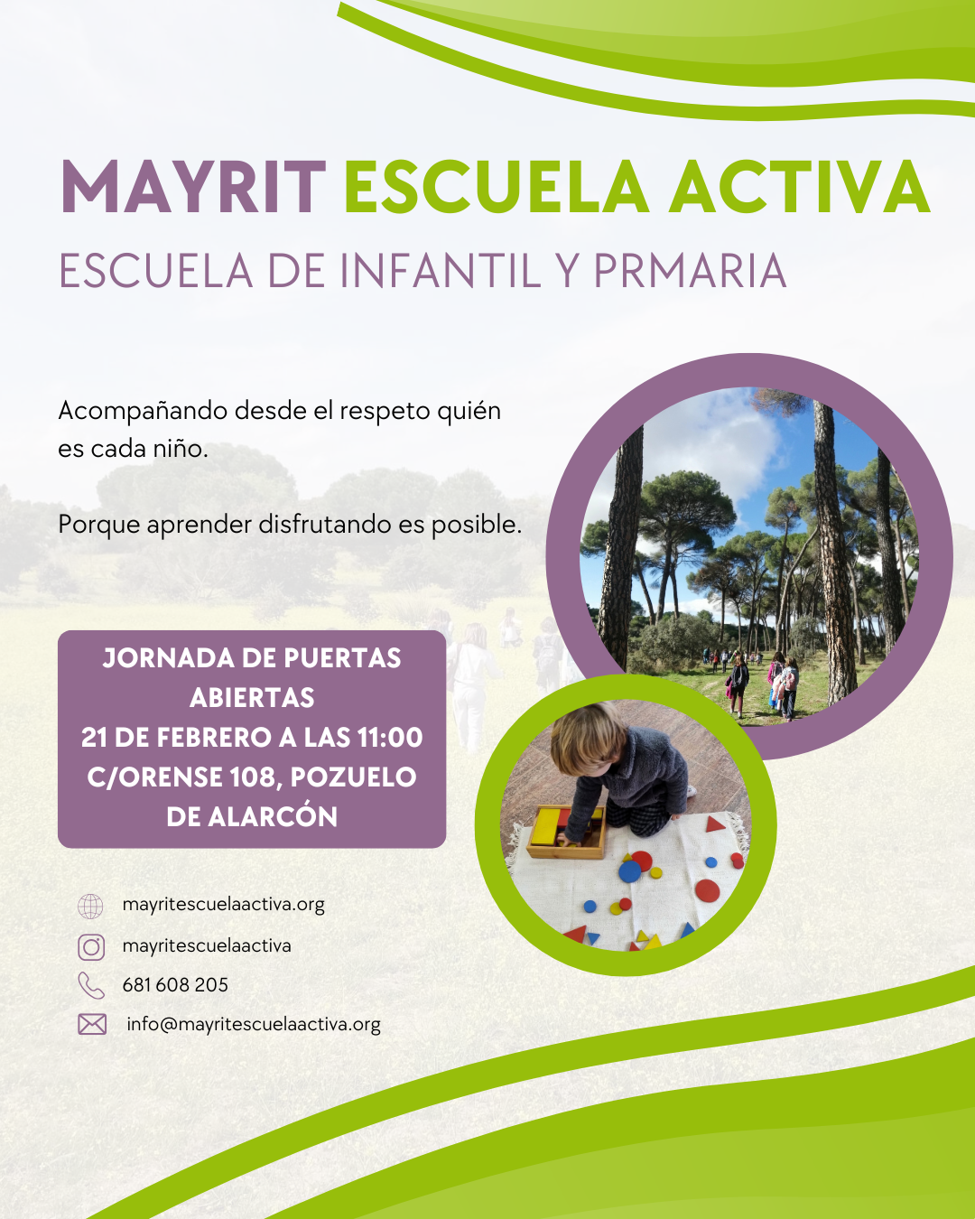 Puertas abiertas Mayrit 21 de Enero de 2026