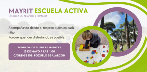 Jornada puertas abiertas Mayrit Escuela Activa 23 de mayo de 2026