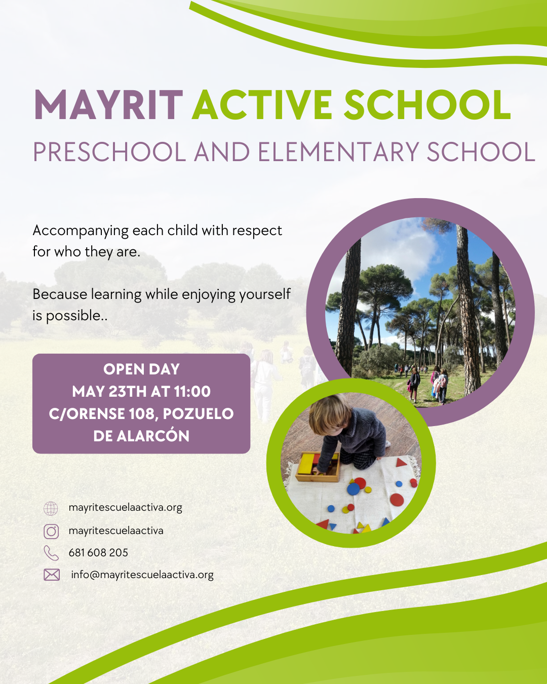 Mayrit Escuela Activa Open House Day – May 23 2026